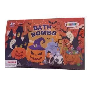 Amazon Halloween Bath Bombs Set - Orange, Black, Purple
